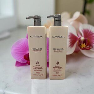 Lanza Healing Colorcare Rapid Preserving Shampoo Conditioner 33.8 oz